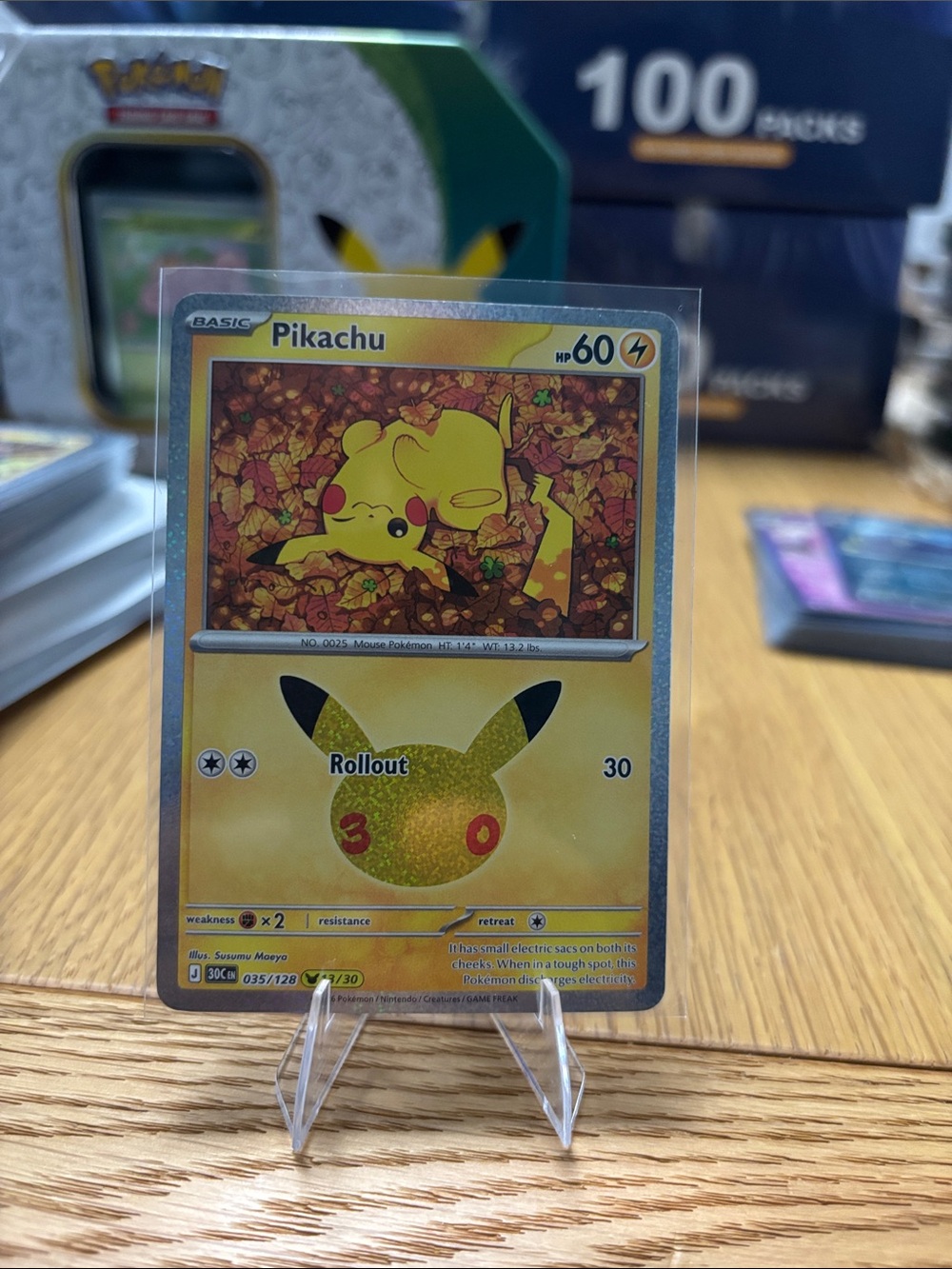Pikachu #13 30th Celebrations Set card 035/128